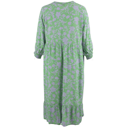 Gozzip Woman Victoria Dress Dress Green - Lilac